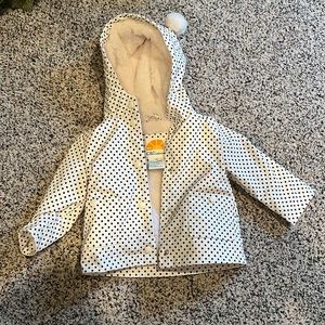 Toddler raincoat. Size 12M. New without tags.